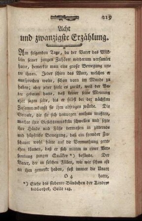 Acht und zwanzigste Erzählung.