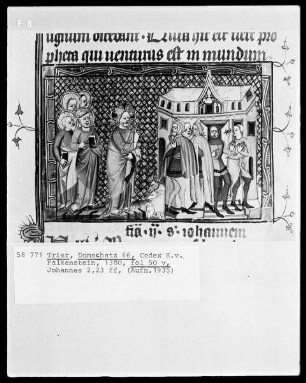 Perikopenbuch des Erzbischofs Kuno von Falkenstein: Christus
