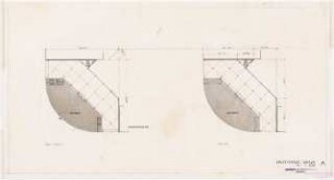 Geschäftshaus Tauentzienstraße/Rankestraße (»DEFAKA«), Berlin-Charlottenburg Erweiterung: Variante A. Grundrisse EG, typisches OG 1:500