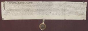 Gültbrief von Klaus Stöcklin und seiner Frau Appolonia von Berghausen gegen die geistliche Verwaltung Durlach