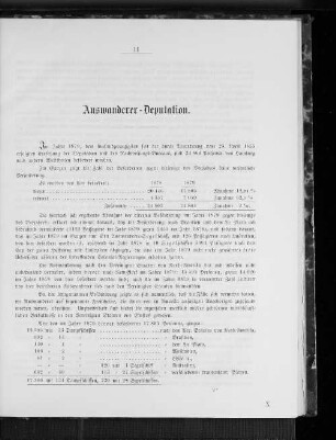 Auswanderer-Deputation.