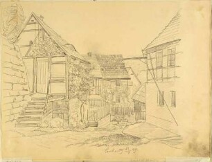 Fachwerkhäuser in Loschwitz (Dresden)