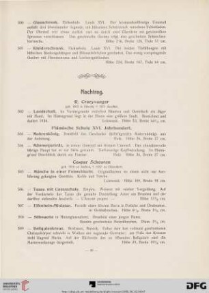 Nachtrag (Nr. 502-509)