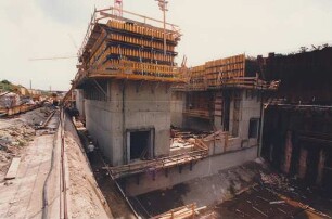 Schleusenanlage Saarbrücken im Bau