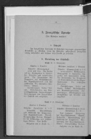 3. Französische Sprache
