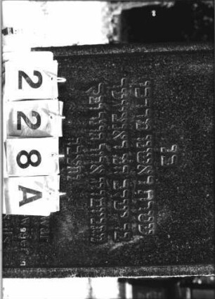 Grabstein 228 [Hahn S. 54 Grab-Nr. 228]: Grabstein 228A [Hahn S. 54 Grab-Nr. 228]