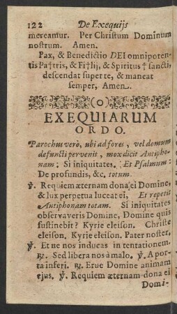 Exequiarum Ordo.
