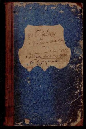 Taufregister I 1808-1836 Eheregister I 1808-1842 Totenregister I 1808-1836