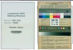 Entnazifizierung Klaere Wessler , geb. 03.10.1889 (Lehrerin)