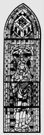 Fenster n II (unteres Nordostfenster) — Linke Bahn — Die heilige Elisabeth