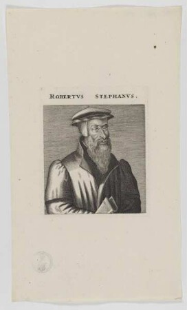 Bildnis des Robertvs Stephanvs