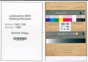 Entnazifizierung Philipp Bierhoff , geb. 29.01.1896 (Polizist)