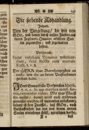 Die siebende Abhandlung.