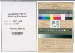 Entnazifizierung Helene Klumpp , geb. 11.01.1918 ()
