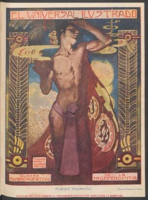 Fuego sagrado : Dibujo de Saturnino Herrán