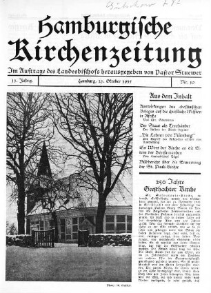 250 Jahre Geesthachter Kirche