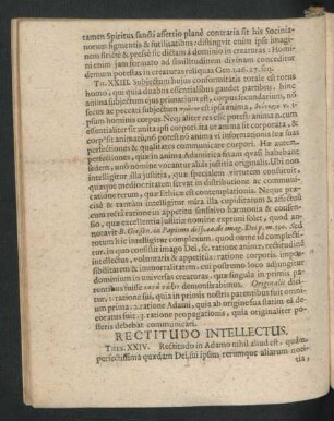 Rectitudo Intellectus. Thes. XXIV. - XXVI.