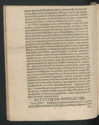 Rectitudo Intellectus. Thes. XXIV. - XXVI.