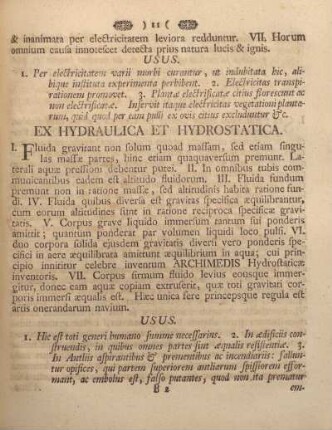 Ex hydraulica et hydrostatica.