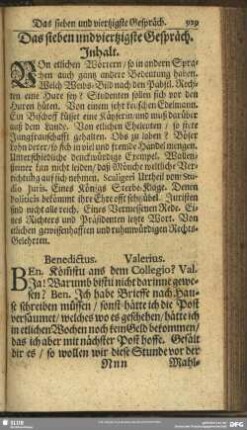 Das sieben und viertzigste Gespräch
