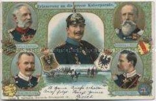 Postkarte zur Kaiserparade
