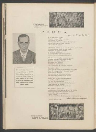 Poema - Para "Anales"