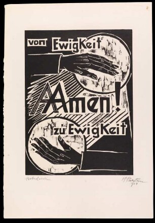 Das Vater Unser XII, von Ewigkeit zu Ewigkeit Amen!