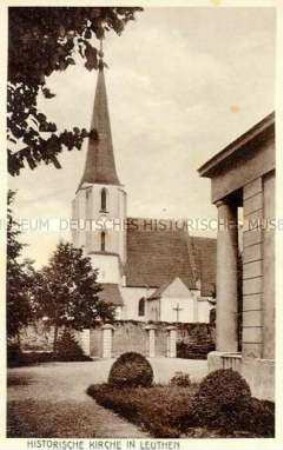 Ansicht der Kirche in Leuthen
