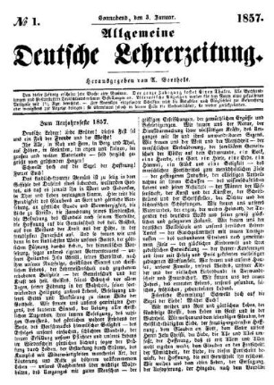 Zum Neujahrsfeste 1857
