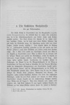 4. Die kirchlichen Verhältnisse bis zur Reformation.