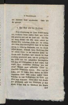 37-45, 1. Von der Rose oder dem Rothlauf