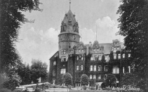 Das Detmolder Schloss. Detmold. Schlossplatz. Ansichtskarte