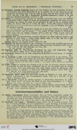 Geheimwissenschaften und Sekten (Nr. 172-189)