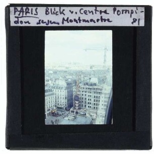 Paris, Centre Georges-Pompidou,Paris, Montmartre