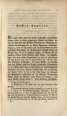 Geschichte Preussens : von den ältesten Zeiten bis zum Untergange der Herrschaft des Deutschen Ordens. 5, Die Zeit vom Hochmeister Ludolf König von Weizau 1342 bis zum Tode des Hochmeisters Konrad von Wallenrod 1393