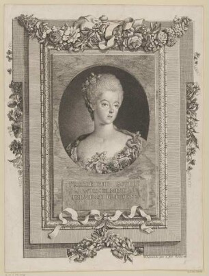 Bildnis der Frederique Sophie Wilhelmine