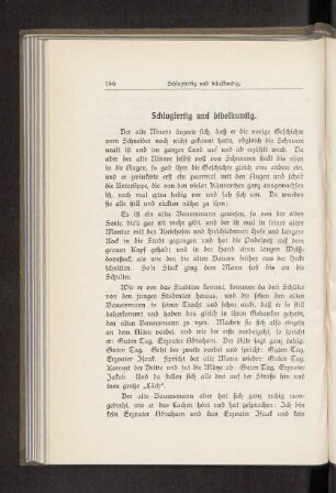Schlagfertig und bibelkundig.