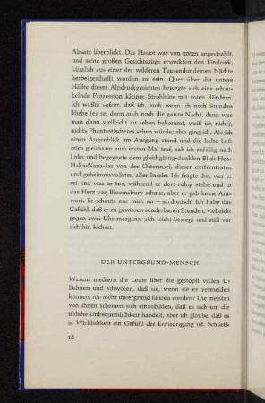 Der Untergrund-Mensch