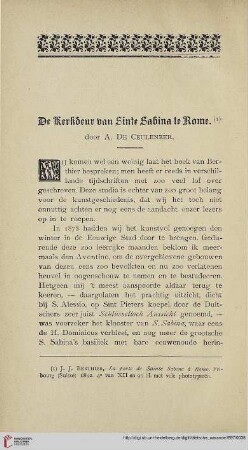 De Kerkdeur van Sinte Sabina te Rome