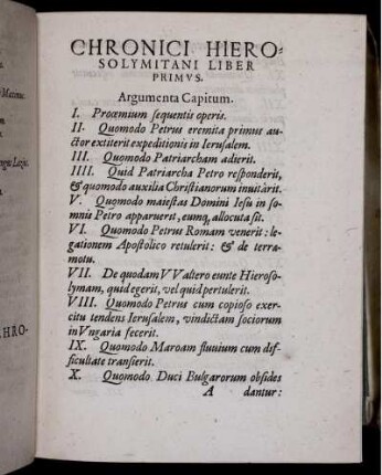 Argumenta Capitum