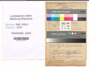 Entnazifizierung Josef Henscheid , geb. 20.04.1904 (Schlosser)