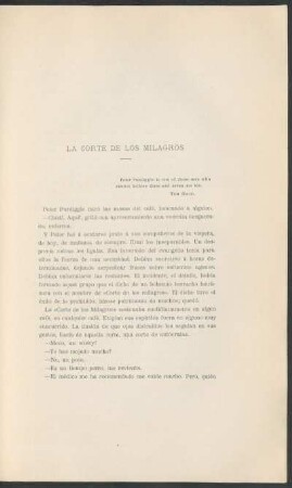La corte de los milagros