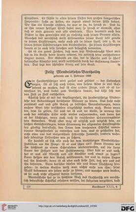 Felix Mendelsohn-Bartholdy: geboren am 3. Februar 1809
