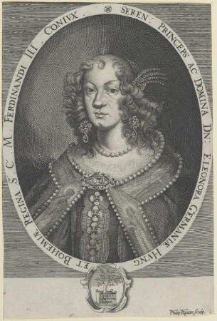 Bildnis der Eleonore Germaniae Hungariae et Bohemiae