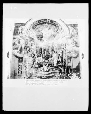 Der Tod Mariens und ihre Krönung im Himmel
