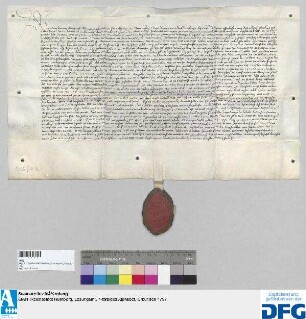 Gorg, Abt von St. Egidien in Nürnberg, stellt der Anna, Witwe des Lorentz Pirckeyner, ein Vidimus aus von dem Leibgedingsbrief d.d. 15. Dezember 1432.