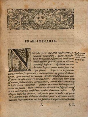 Dissertatione Inavgvrali Ivridica Controversias Selectas Circa Tractatvs Pacis Westphalicae