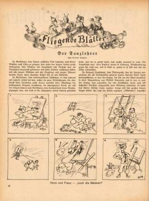 "Hans und Franz - 'hoch die Malerei!'"