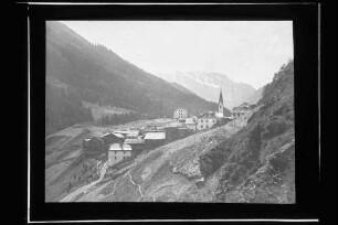 Blick auf Compatsch bei Samnaun