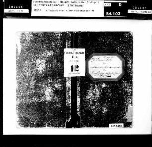 Friedensstammrolle des Garnisonslazaretts Ulm